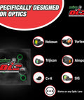 Weapon Light Cleaner Wipes 10 Pack For Tactical Rail Mounted Flashlights And Gun Lights Pro Grade Removes Carbon Buildup And Restores Full Light Output Non Abrasive Safe On Lenses And Optics, optic lens cleaner pack