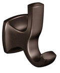 Voss Oil Rubbed Bronze Double Robe Hook Dope Bathroom Hardware with Easy Install Mounting Post Template YB5103ORB