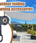 Built Tough Heavy Duty Aluminum Alloy Canopy Mount Bracket With Copper Core for outdoor awnings over patio space.
