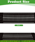 Indoor Golf Putting Mat For Home Practice With Alignment Track, 30 X 8.27 Inch Rubber Surface Black Green Mat size diagram