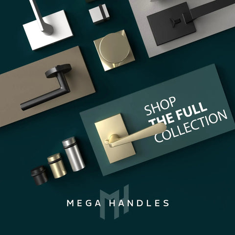 Rock Solid Satin Nickel Dummy Lever Door Handle Set For Closets Or French Doors With Plug And Play Hardware and Hassle Free Install Total Breeze Two Pack Single Sided Design displayed among various handle designs.