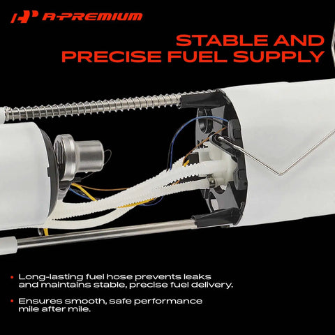Heavy Duty Electric Fuel Pump Module Assembly For Audi Q5 2009 To 2012 2.0L 3.2L showing detailed internal components and fuel delivery system.