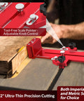 Thin Rip Jig With Safety One Way Roller Bearing And Three Pulleys For Safe Repetitive Narrow Strip Cuts On Table Saw in use
