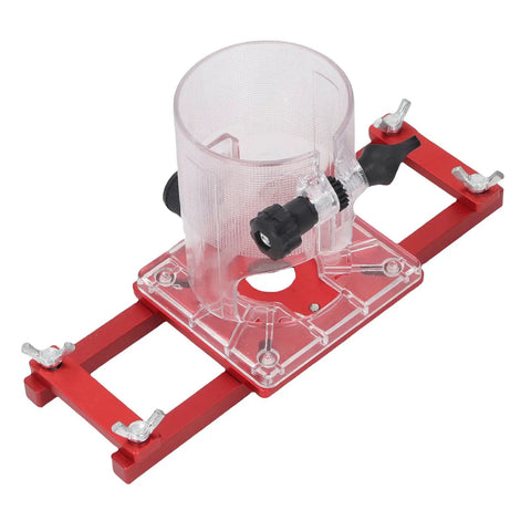 Aluminum Alloy 2 In 1 Palm Router Base For Easy DIY Woodworking Cabinets And Closets Slotting Bracket With 0 To 4 Cm Board Thickness Adaptation For 65 mm Trimming Tools Portable And A Boss Upgrade For Precise Clean Cuts