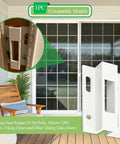 1 Piece E 2124 Aluminum Sliding Door Keeper With Dual Screw Pack for hook style latch and extruded sliding patio doors