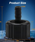 Two Pack Outboard Joint Assembly Flush Hose Adapter For Yamaha Outboards 150HP 175HP 200HP 225HP 300HP Replacement size chart