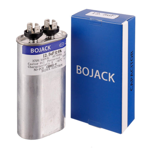 Must Have 12.5uF Oval Run Start Capacitor 370V to 440V For AC Motors And Fans CBB65 UL Recognized with packaging