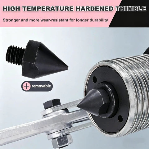 Heavy Duty 15 Ton Hydraulic Gear Puller 3 Jaw Hub Separator Bearing Kit For Shops With Rust Proof Steel Jaws Stopping Leaks Under High Pressure For Mechanic Guys Needing Badass Performance To Strip Gears Fast Without Messing Around Doing Heavy Lifts, removable hardened thimble