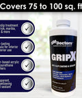 Invisible Non-Slip Coating and Sealant for Indoor Outdoor Tile Concrete Natural Stone Clear Anti-Slip Treatment in a quart bottle.