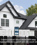 Exterior of a house with Decora Smart Dimmer Switch 2nd Gen With Wi Fi And Neutral Wire Required Works With Matter displayed in front