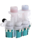 Washer Water Inlet Valve Replacement For Popular Laundry Machines Two Port Valve Easy Plug And Play Repair Compatible With Major Washer Brands