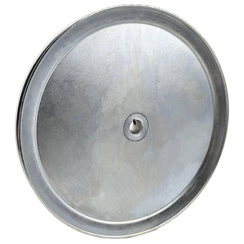 12 Inch Single Groove V Belt Pulley For A B 5L 4L Belts 3/4 Inch Bore Carbon Steel Zinc Plated Motor Pulley With Standard Keyseats Includes Screws And Wrench