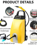 CUTPOY 2500W Handheld Steam Cleaner High Pressure Pressurized Steamer For Kitchen Grout Tile Bathroom Car Detailing Portable Deep Cleaning Machine With 3.5L Water Tank Powerful Hot Steam Remove Grease And Grime Fast showing product details and features.