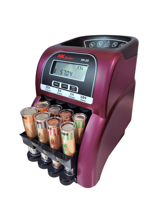 Digital USD Coin Counter And Sorter With LCD Display No Jam Sorting Uber Fast 260 Coins Per Minute Big 400 Coin Hopper