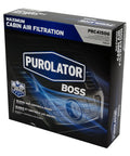 Box of Boss Automotive Cabin Air Filter With Febreze And Activated Carbon for Tesla Model 3 and Model Y