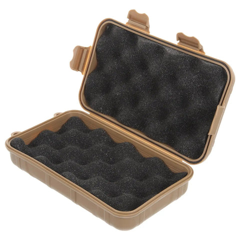 3-Piece Wear-Resistant Survival Box And Tool Case with open lid showing shockproof, waterproof PP material for outdoor adventure gear