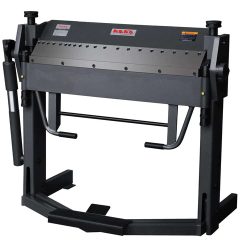 Front view of Workhorse 40 Inch Box And Pan Brake for 12 gauge mild steel, with foot control and pro grade precision bends, model PBB4012.