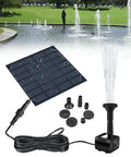 Solar Powered Fountain Kit For Bird Baths And Small Ponds No Wiring Easy Setup Outdoor Water Pump For Patio Gardens And Fish Tanks