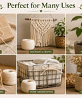 Cotton Twine Roll Three Ply Natural White Go-To Gift Wrapping And Crafts All-Purpose String used in various household projects