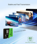 32GB Micro SD Card MicroSDHC Memory Card UHS-I C10 U1 High Speed TF Card for storing Full HD video on the go