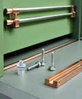 Heavy Duty M5 Slotted Round Sliding Nuts Kit For T Slot Track And Extrusion Panels on green workbench surface