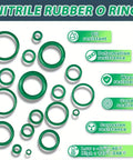 Huge 595 Piece Metric And SAE O Ring Kit With 36 Sizes For Automotive A C Compressor And Plumbing DIY Friendly Rubber Seals