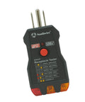 GFCI Receptacle Tester With Push Button For Fast And Accurate Wiring Checks, 7 Test Functions, compact durable housing