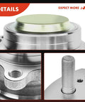 Close-up view of two rear wheel bearing and hub assembly with 5 lug for Honda CR-V 2017-2022 FWD only premium replacement kit.
