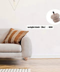 Sofa with 2 Inch Wooden Unfinished Bun Feet For Furniture Set Of 4 Pre Drilled M8 Bolts Dresser Couch Cabinet Ottoman Replacement