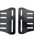 Two Piece Heavy Duty Bed Frame Brackets Modification Plates Adapter Connector For Headboard Footboard Wood Furniture Gap Fixer Dead Set Reliable With Zero Wiggle Room Built Different To Keep Your Frame Locked Tight Tonight, black steel plates.