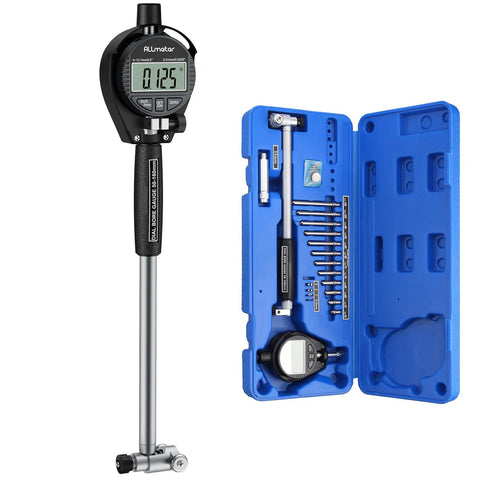Digital Bore Gauge 50-160mm 0.01mm Precision Internal Diameter Measuring Tool With 12 Probes And Case For Engine Cylinders