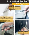 4140 Pry Tool Kit For Car Trim Removal used on car door and interior panel, compact size, aircraft-grade steel.