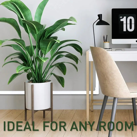 CordMate II Cable Management Kit, Easy Peel And Press Cord Organizer And Hider along a modern office wall with plant, CMK50