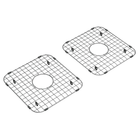 36 Inch Double Bowl Apron Front Sink Grids Set of 2 in Stainless Steel for Apron Front Sinks, Heavy Duty Protection, Easy to Clean Kitchen Grates