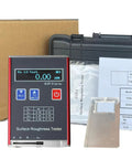Go-To Digital Surface Roughness Tester Profilometer With USB Interface, Pro Grade Precision Ra 0.05 To 15.0 Micrometers And Rz 0.1 To 50 Micrometers, Real Time Clock, Battery Status Display, USB Charging And Easy Data Output with accessories visible