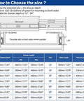 Heavy Duty Soft Close Drawer Slides With Hella Smooth Hydraulic Dampers And Tough One Hundred Pound Load Rating Steel Cabinet Glides size selection guide.