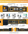 OTDR Optical Fiber Tester 1310nm And 1550nm With 28 And 26 dB Dynamic Range And 150km Test Distance connectors and interface