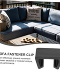 12 Pieces Rattan Chair Clamps And Wicker Furniture Clips For Outdoor Couches and Sectionals Quick Install Easy Snap On