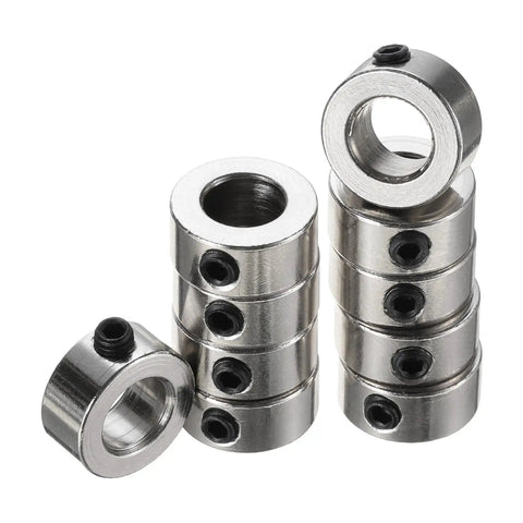 6mm Shaft Lock Collar Set Screw Ring 304 Stainless Steel 11mm Outside Diameter 5mm Thick 10 Pack For Lead Screw And Rod Shafts Rock Solid Locking Grip