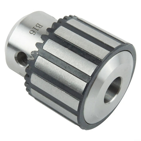 Heavy Duty Drill Chuck One Thirty Second To Five Eighth Inch With MT2 JT3 Shank Keyed For Drill Press And Lathe Spindles Hardened Jaws For Balanced Clamping Built To Last Metalworking Tool Holding Accessory With A Secure Grip That Will Not Slip, keyed drill chuck