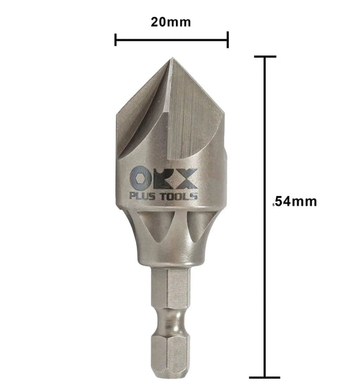 Go To Deburring Chamfer Tool Set Two Piece External Drill Bits And Countersink Bits For Easy Deburring And Finishing Edges