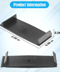 Close-up of Knockout One Inch Breaker Filler Plates 10 Pack showing dimensions and black material.