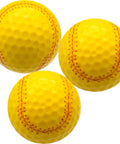 Yellow Softball Print Novelty Golf Balls 12 Pack For Players And Coaches And Sports Fans Perfect Gift For Tournaments And League Play Stand Out On The Course With 360 Degree Softball Design, three golf balls