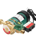 Beefed Up 120W 115V Household Water Pressure Booster Pump with 396GPH Flow, brass body, and 1/2 inch NPT connection
