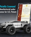 2 In 1 RC Cyber Monster Truck And Drift Car For Adults 1 18 Scale 4WD All Terrain next to patent certificate