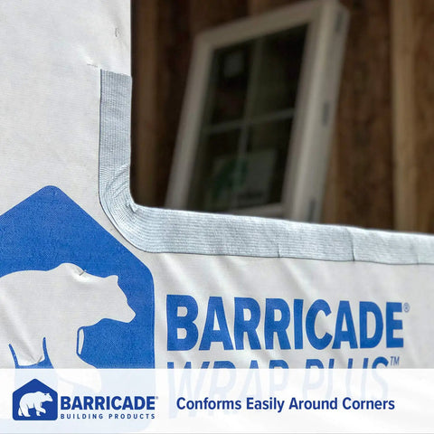 Application of Conform Flexible Flashing Tape 8x75 Roll For Windows And Doors Pro Grade Weatherproof Sealant with Barricade wrap