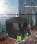 Heavy Duty Kids Water Table Cover For Outdoor Use 34 Inch Square 18 Inch High Waterproof Dustproof UV Protection Fits Splash Pond Rain Showers Water Table 600D Oxford Canvas Cover Only