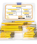 Heavy Duty Concrete Anchor Bolts Kit M6 M8 176 Pcs Self Tapping Screws With Plastic Expansion Plugs Yellow Zinc Plated Carbon Steel No Prep Install Suits Wall Mounts On Concrete And Masonry Surfaces, 88-piece box