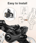 Two Pairs Semi-Metallic Bike Brake Pads For Disc Brakes, Quiet Yet Beefy Stopping Power On Mountain And E-Bikes, installation guide