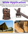 Multi Color 3/16 Inch Metal Flower Eyelets And Round Grommets Kit Wide Application on backpack, belt, tent, and boots